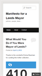 Mobile Screenshot of manifestoformayor.realisedevelopment.net