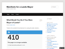 Tablet Screenshot of manifestoformayor.realisedevelopment.net